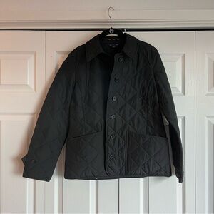 Like-new Ladies Brooks Brothers Black Quilted Field Jacket